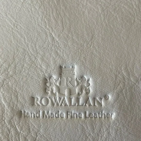 ROWALLAN Crossbody/Clutch Leather Off White - Picture 8 of 15